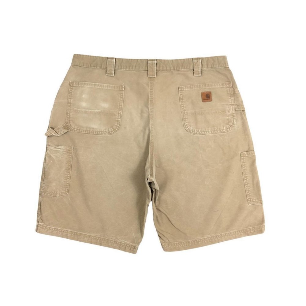 Carhartt Mens Cream and Tan Shorts